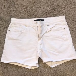 Joe’s white jean shorts